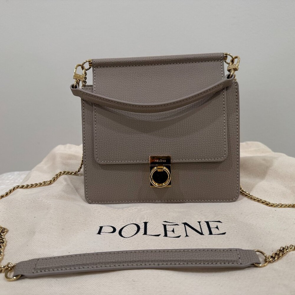 Polene Numéro Sept Mini in Textured Taupe